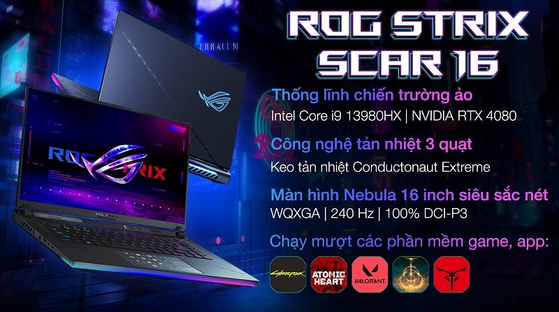 Asus Gaming ROG Strix SCAR 16 G634JZ i9 13980HX