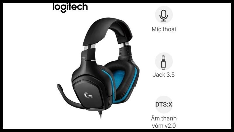 Tai nghe chụp tai Gaming Logitech G431 7.1 