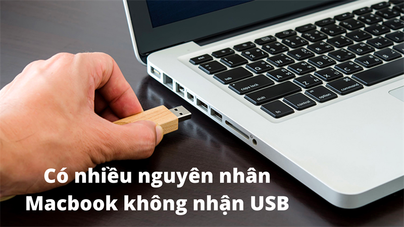 Có nhiều nguyên nhân Macbook không nhận USB