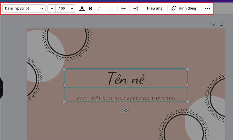 Tại đây, bạn có thể sử dụng các công cụ chọn font chữ, cỡ chữ, kiểu chữ,... trên thanh công cụ