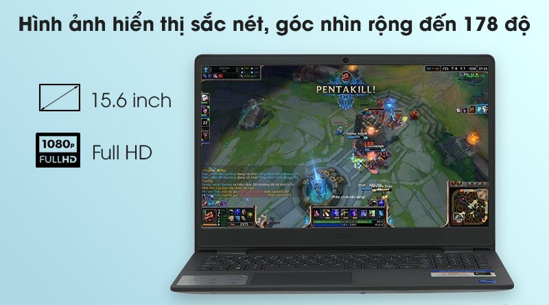 Hình ảnh hiển thị sắc nét, góc nhìn rộng đến 178 độ