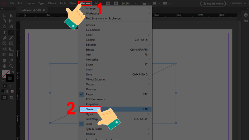 Tiến h&agrave;nh tạo mũi t&ecirc;n