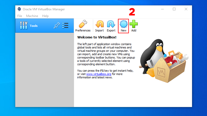 sdf Click chọn New