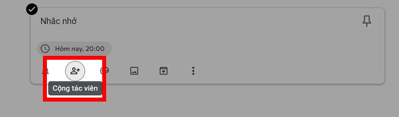 Chọn biểu tượng Cộng t&aacute;c vi&ecirc;n&nbsp;(Collaborator)