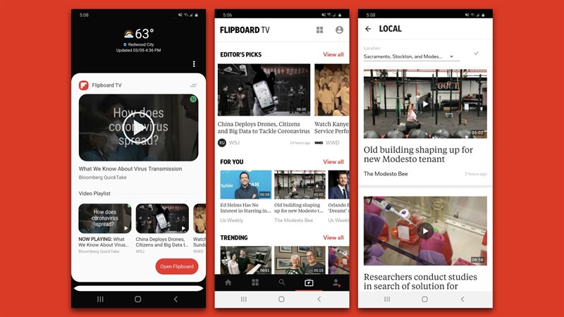 Cách thức hoạt động của Flipboard