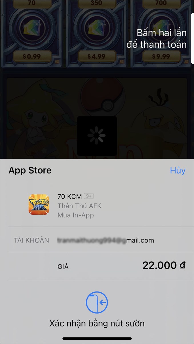 X&aacute;c nhận thanh to&aacute;n