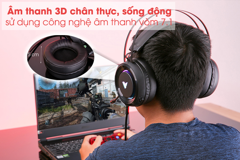 Tai nghe Gaming Rapoo VH500 7.1