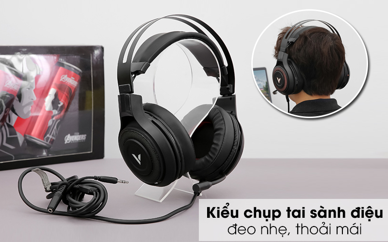 Tai nghe chụp tai Gaming Rapoo VH520C