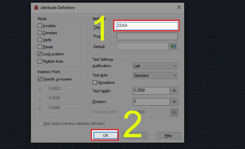 C&aacute;ch tạo Block cao độ trong AutoCAD