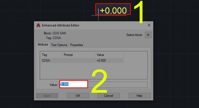 C&aacute;ch ghi cao độ tự động