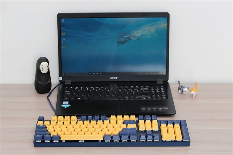 Rapoo V500Pro Vàng Xanh Rapoo V500Pro Vàng Xanh