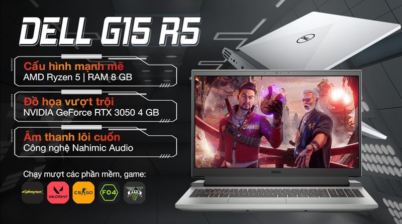 Dell Gaming G15 5515 R5 5600H 