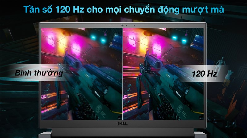 Chơi game mượt mà với tần số quét cao 