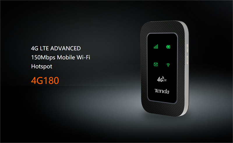 Bộ ph&aacute;t Wifi di động 4G LTE 150Mbps Tenda 4G180