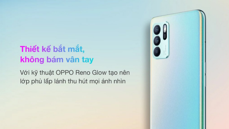 Thiết kế bắt mắt, kh&ocirc;ng b&aacute;m v&acirc;n tay