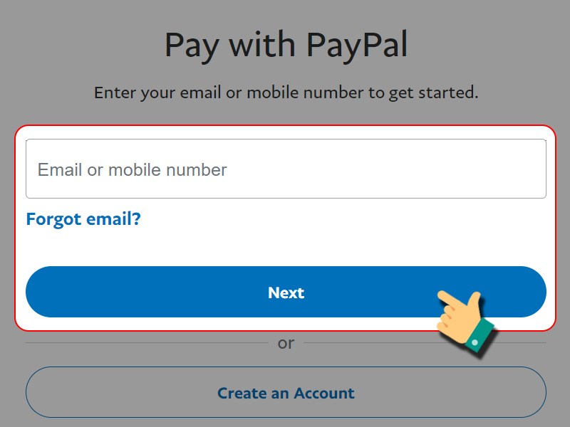 Đăng nhập PayPal