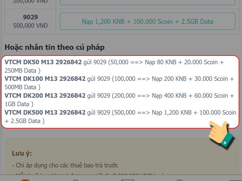 Thao t&aacute;c theo hướng dẫn