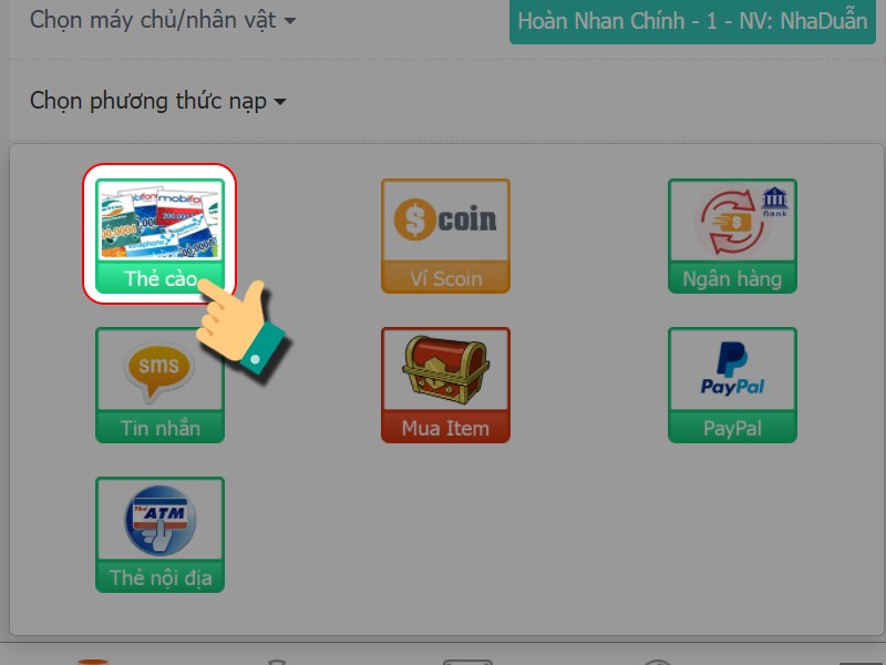 Chọn c&aacute;ch thanh to&aacute;n
