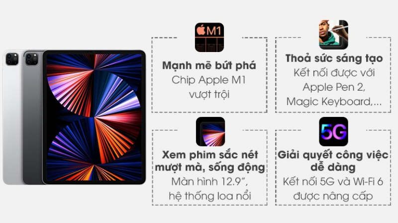 iPad Pro 12.9 2021 Wifi Cellular 512GB