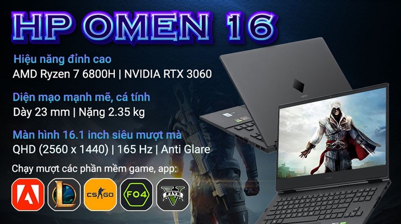 HP Omen 16 n0087AX R7 HP Omen 16 n0087AX R7