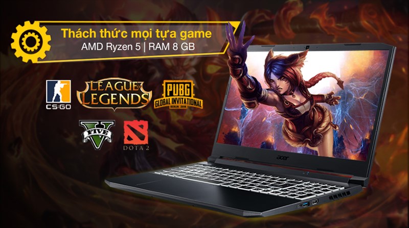 Laptop Acer Nitro 5 Gaming AN515 45 R6EV