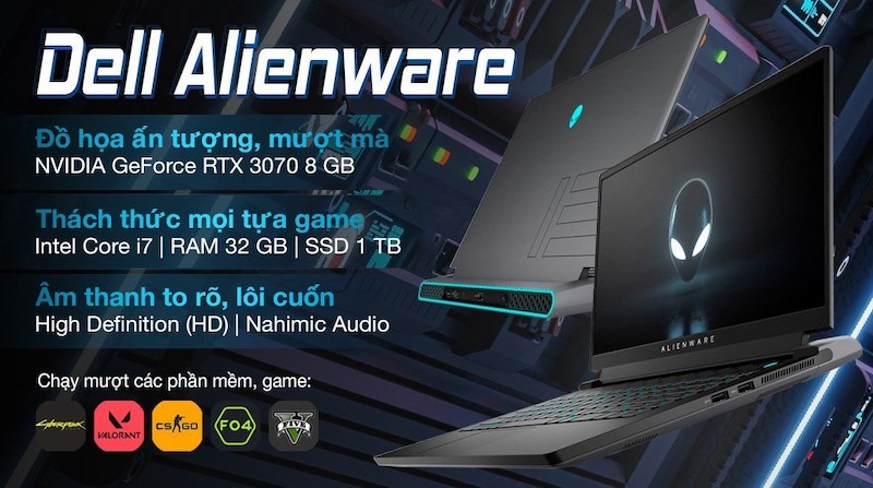 Dell Gaming Alienware m15 R6 i7 11800H