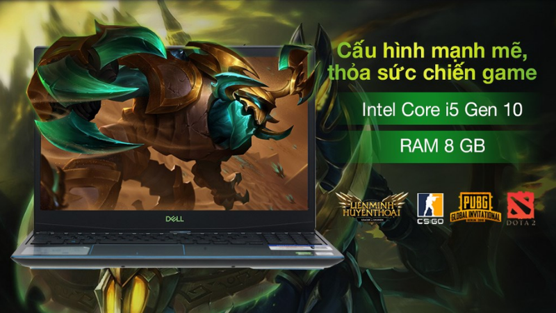 Dell Gaming G3 15 3500 cùng cấu hình ổn định