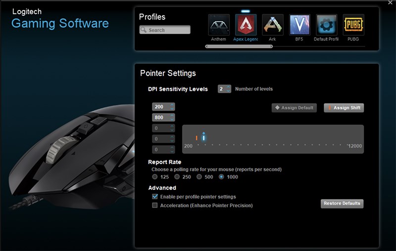Chỉnh DPI theo &yacute; th&iacute;ch