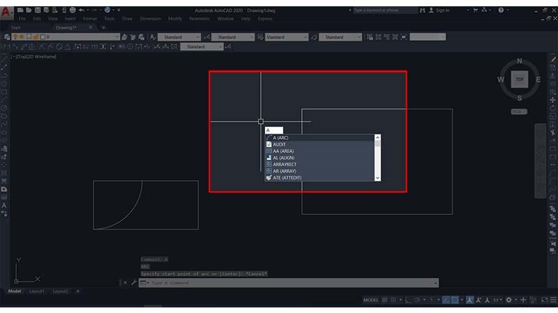Nhập lệnh A > Enter