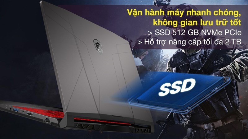 Bộ nhớ dung lượng rộng rãi