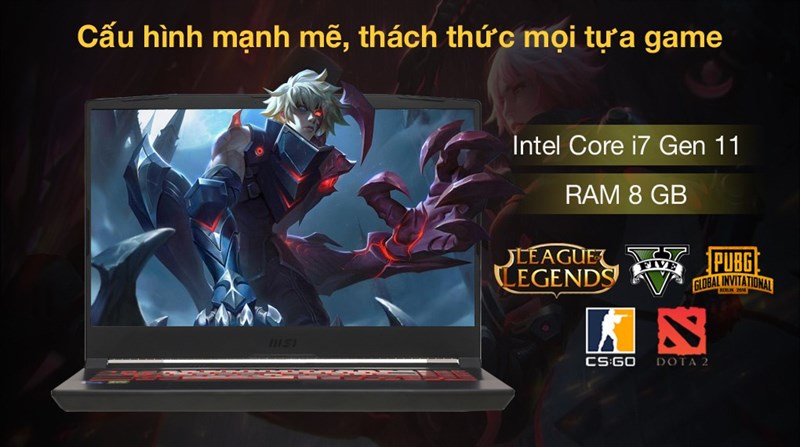 Cấu hình mạnh mẽ, vượt trội