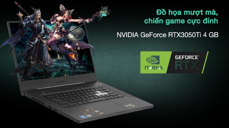 Thấy r&otilde; từng chi tiết game với RTX 3050Ti