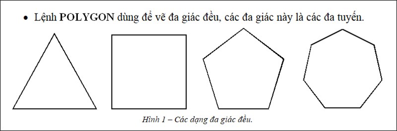 Cách vẽ hình tam giác, đa giác trong CAD cực nhanh chóng
