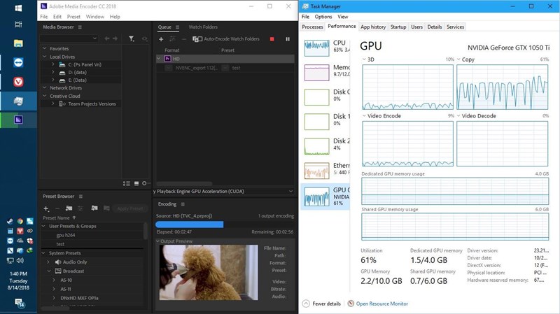 Render bằng GPU