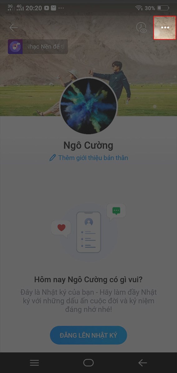 Chọn dấu 3 chấm