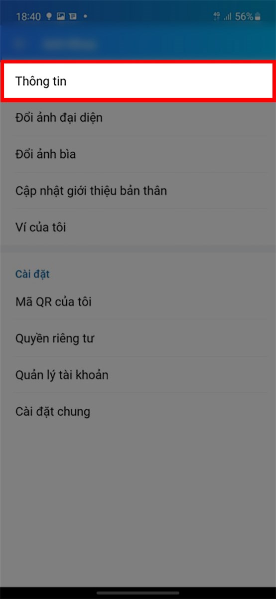 Chọn Th&ocirc;ng Tin