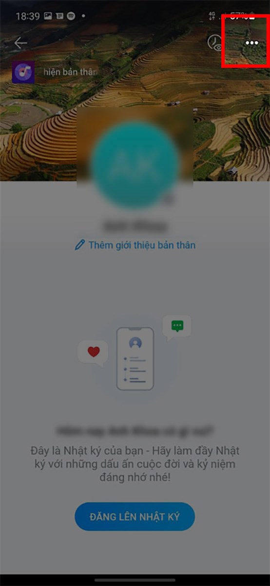 Chọn dấu 3 chấm