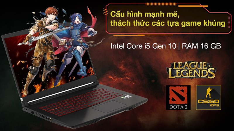 NVIDIA GeForce RTX 3060 Max-Q mang đến thao t&aacute;c mượt m&agrave; khi chơi game