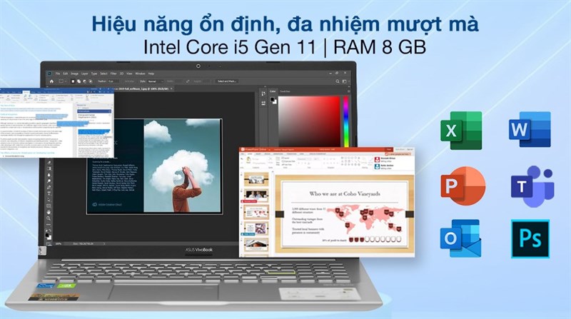 Asus VivoBook A515EP i5 1135G7 (BN544T) Asus VivoBook A515EP i5 1135G7 (BN544T)