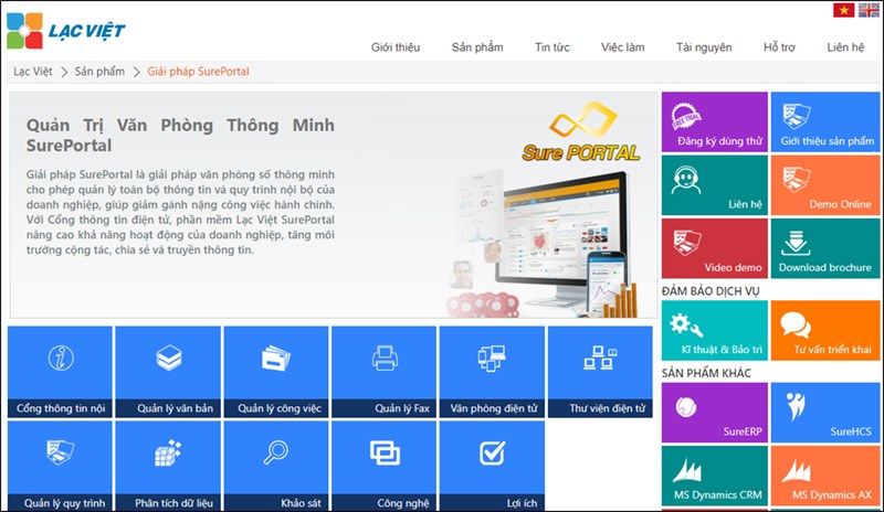 Lạc Việt: Phần mềm văn phòng điện tử