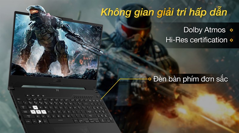 Công nghệ âm thanh trên Asus TUF Gaming FX517ZC i5 12450H