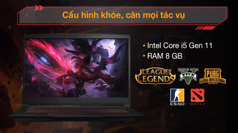 Cấu hình máy khỏe