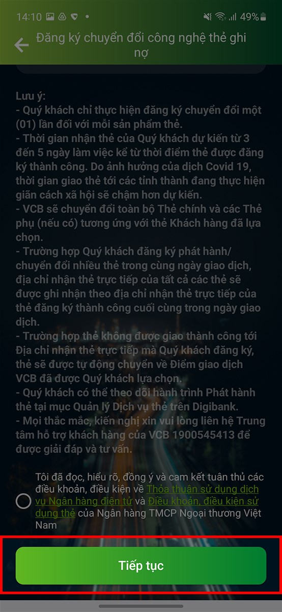 Tiếp tục