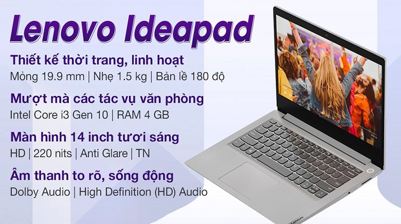 Lenovo Ideapad 3 14IML05 i3 10110U