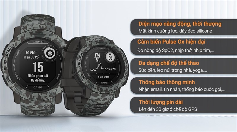 Đồng hồ thông minh Garmin Instinct 2