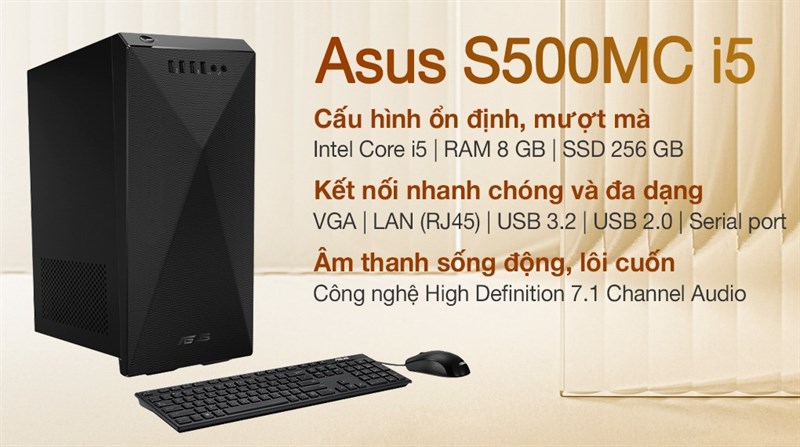 Asus S500MC i5 11400 (511400040W) 
