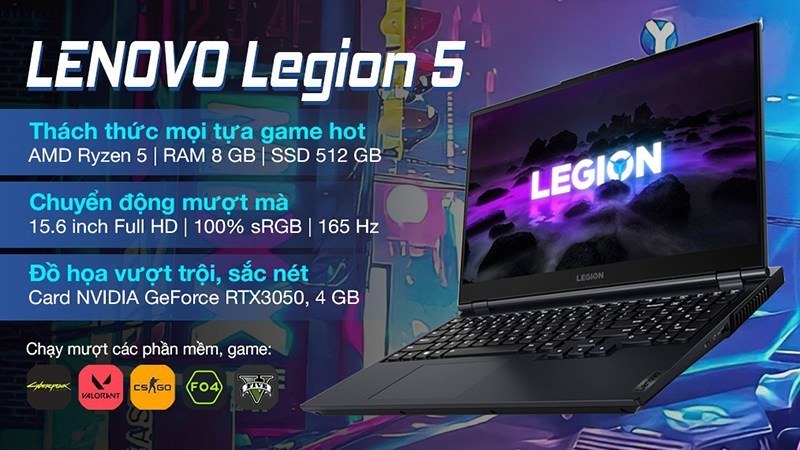 Lenovo Gaming Legion 5 15ACH6 R5 5600H Lenovo Gaming Legion 5 15ACH6 R5 5600H
