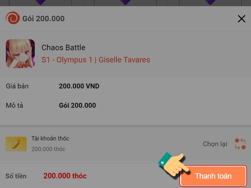 X&aacute;c nhận thanh to&aacute;n