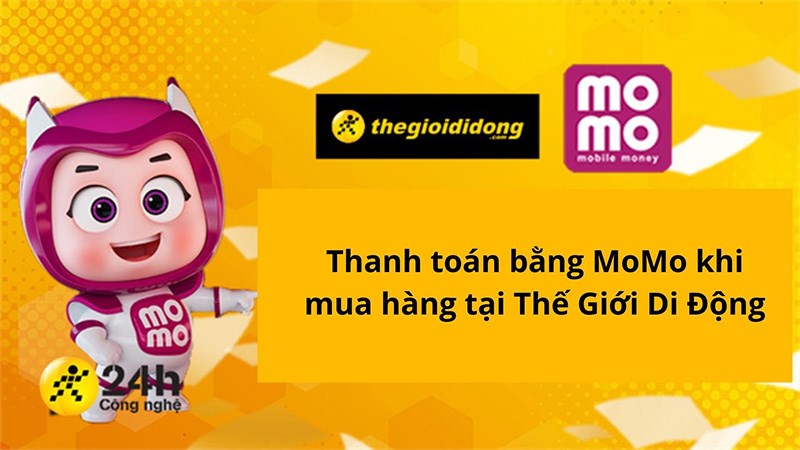 Thanh toán bằng MoMo trên Thế Giới Di Động image/jpeg