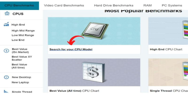 Chọn Benchmark- Benchmark CPU